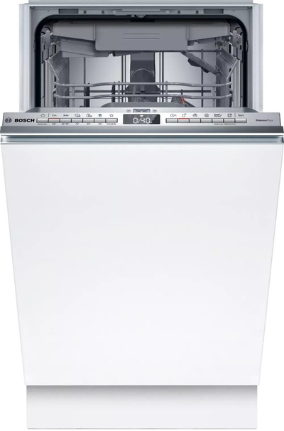 Уска машина за миење садови Bosch SPT4EMX17E, 10 сета, 44 dB, инокс