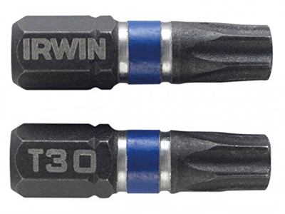 Set vida Irwin IMPACT, 1/4'', T30, 25mm, 2 copë