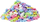 Set ndërtimi Plus-Plus Learn to Build Pastel, 400 copë, shumëngjyrësh