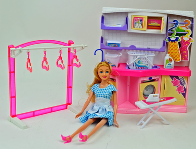 Set lavanderie Laundry 3713B, për larje edhe sistemim rrobash, për shumë punë të ndryshme