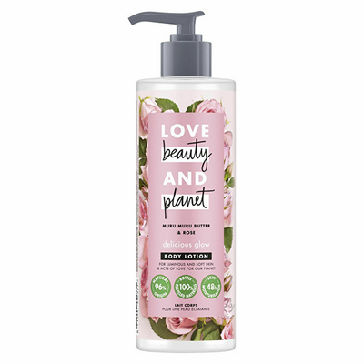 Losion Love Beauty and Planet Muru Muru & Rose, 400 ml