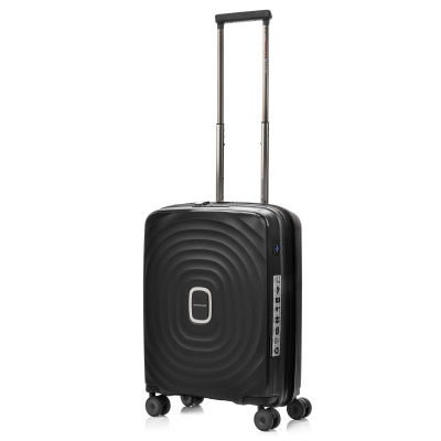Valixhe kabine SwissBags Echo 16575, polipropilen, 4 rrota, gri
