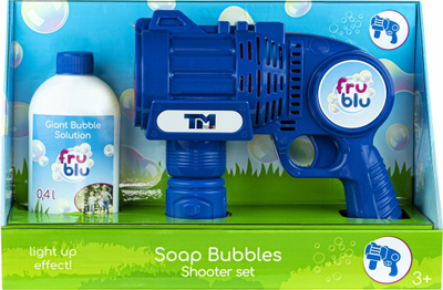 Lodër me flluska TM Toys Fru Blu Bubble Shooter, 0.4L lëng, LED, shumëngjyrëshe