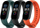 Rrip Xiaomi Mi Smart Band 5, e zezë/portokalli/e gjelbër, 3 copë