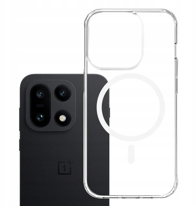 Mbrojtëse telefoni 3MK Armor MagCase për OnePlus 15 5G, me magnet MagSafe, e tejdukshme