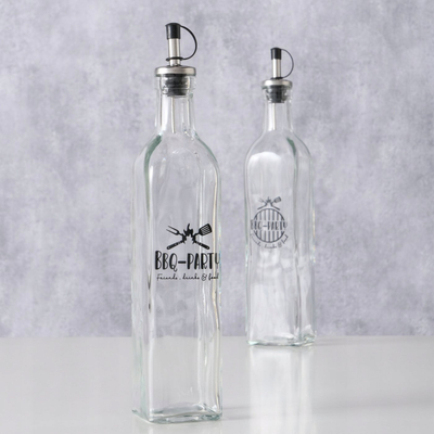 Shishe vaji dhe uthulle Disco Möbel, 500ml, qelq, transparente