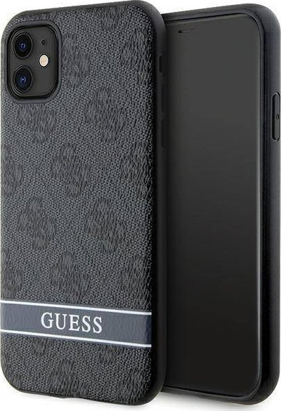 Mbulesë telefoni Guess GUHCN61P4SNK, për iPhone 11 XR 6.1", gri