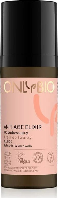 Krem fytyre OnlyBio Anti Age Elixir, rigjenerues nate, 50 ml