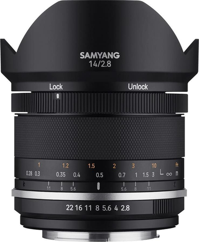 Objektiv Samyang MF 14mm F2.8 MK2, Micro Four Thirds, manual, i zi