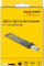 Adapter SSD DeLOCK 64069, M.2 PCIe NVMe, USB A, i zi