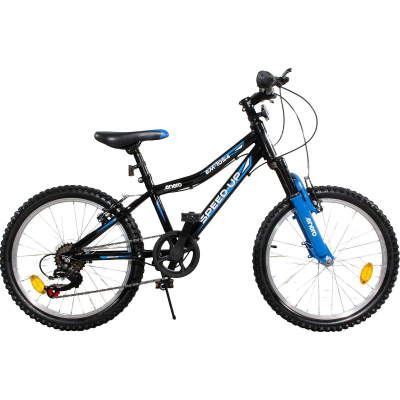 Biçikletë për kalamaj Enero Speed Up 20", 6 marshha, zi blu