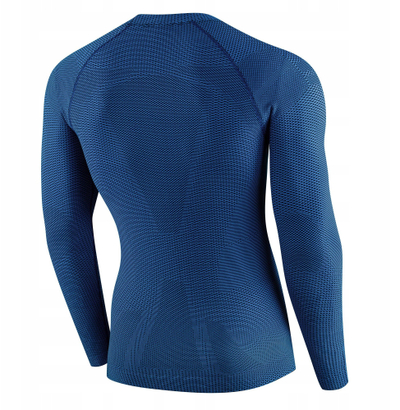 Bluzë termike Brubeck Sports Thermal Active 3D, për meshkuj, madhësia L, blu e errët