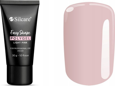 Xhel poligel për thonj Silcare Easy Shape, 30g, Light Pink, rozë e çelët