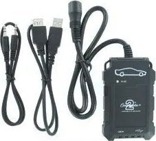 Adapter USB Connects2 CTAHYUSB002 për Hyundai, me SD, me AUX, i zi