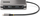 Adapter USB C StarTech.com, Multiport, 4K 60Hz, Power Delivery 100W, gri
