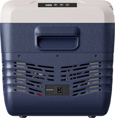 Frigorifer portativ me kompresor Yolco NX30, 28L, 12V 24V 230V, bardh e kaltër