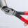Странична преса Knipex 74 05, голема сила на сечење, двокомпонентна рачка, црвено сина
