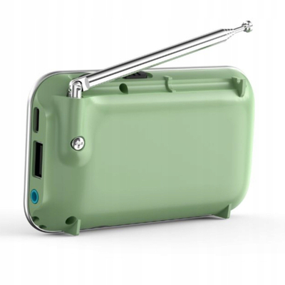 Radio portabile Akai APR-500, Bluetooth 5.3, USB, jeshile