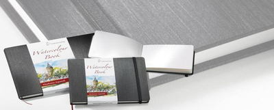 Bllok akvareli Hahnemühle Watercolour Book A6, 30 fletë, 200g/m², i zi