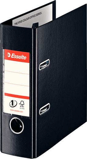 Dosje levë Esselte No.1 Vivida A5, 75mm, e zezë