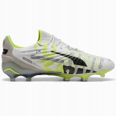 Këpucë futbolli Puma King Ultimate Forever FG AG, për burra, gri me jeshile