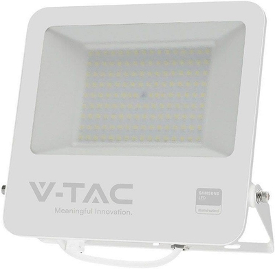 Рефлектор ЛЕД В-ТАЦ, 100W, 6400K, IP65, бел