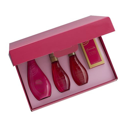 Set Avon Encanto Irresistible vaj dushi 00 ml + losion trupi 250 ml + parfum 100 ml + EDT 50 ml + krem për duar 30 ml