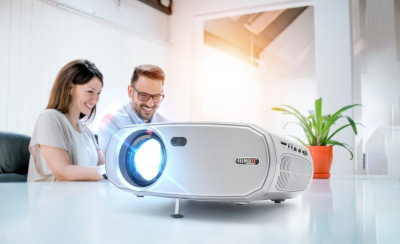 Projektor Technaxx TX-177, LED, Full HD 1080p, argjend