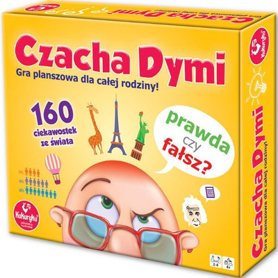 Loja tavoline Promatek Czacha Dymi, lojë pyetjesh, për të rritur, shumëngjyrëshe