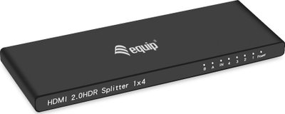 Ndarës HDMI Gembird 332717, 4 porta, 4K 60Hz, ultra i hollë