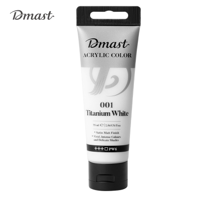 Deli Ngjyre Akril 300Ml 001 Titanium White