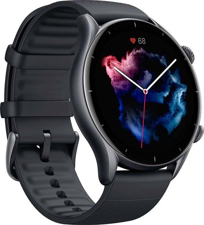 Orë smart Amazfit GTR 3 (W1971OV1N), 1.39", e zezë 