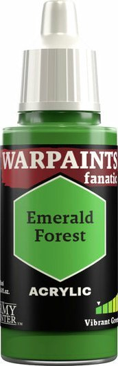 Ngjyrë akrilike The Army Painter Warpaints Fanatic Emerald Forest për miniatura, jeshile