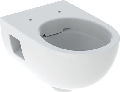 Set kornizë WC e varur Geberit Duofix Basic Selnova, kazani Delta 12 cm, Rimfree, e bardhë