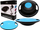 Platformë balancuese XQMAX Balance Trainer, me doreza, blu