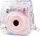 Kuti mbrojtëse LoveInstant për Instax Mini 11, transparente me sekuina lejla