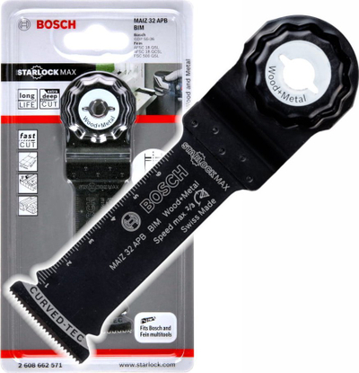 Teh zhytës Bosch MAIZ 32 APB, 80mm, për dru dhe metal