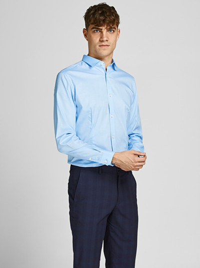 Këmishë Jack&Jones JJPRPARMA Slim Fit 12097662 Cashmere Blue