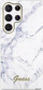 Husë Guess GUHCS23LPCUMAH Marble, për Samsung Galaxy S23 Ultra, mermer, e bardhë