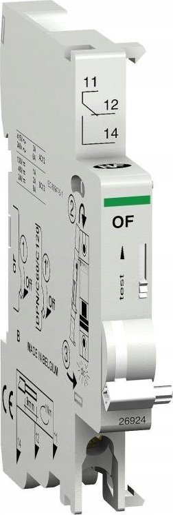 Kontaktor ndihmës Schneider Electric Multi 9 M9A, 1 kontakt, montim në shinë DIN, gri