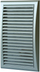 Grilë ventilimi Ventika MW128SAT, 142 x 298 mm, me rrjetë, satin