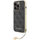 Mbulesë Guess GUHCP15LGF4GGR për iPhone 15 Pro 6.1", kapak i fortë 4G me varëse, gri
