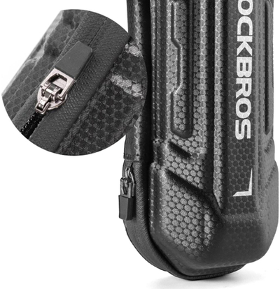 Çantë biçiklete Rockbros Bicycle Bag Pannier, 0.65L, për mbajtëse shishe, e zezë