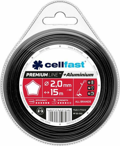 Fije prerëse Cellfast për pajisje kopshti, 2,7 mm/15 m