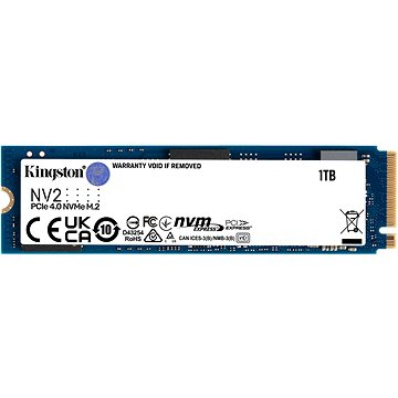 SSD Kingston NV2 SNV2S/1000G, 1TB, NVMe PCIe 4.0, M.2 2280