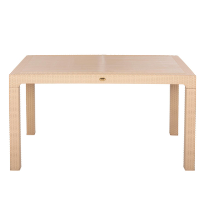 Tavolinë drejtkëndëshe polipropileni Todor 140x80x75Hcm (HM6147.04)