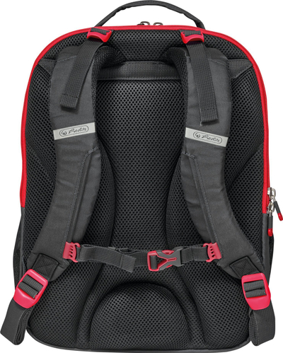 Çantë shkolle Herlitz Ultimate, ergonomike, 24L, e zezë me të kuqe