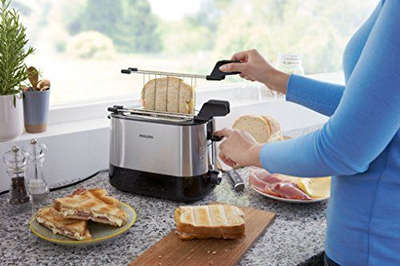 Thekës i bukës Philips 2639/90, i argjendtë