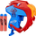 Lodër blaster Nerf MicroShots Spider-Man 2099, me fishekë shkumë, blu e kuqe