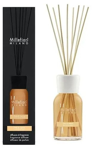 Difuzer aromash Millefiori Milano Lime &amp; Vetiver, 100ml, i tejdukshëm
